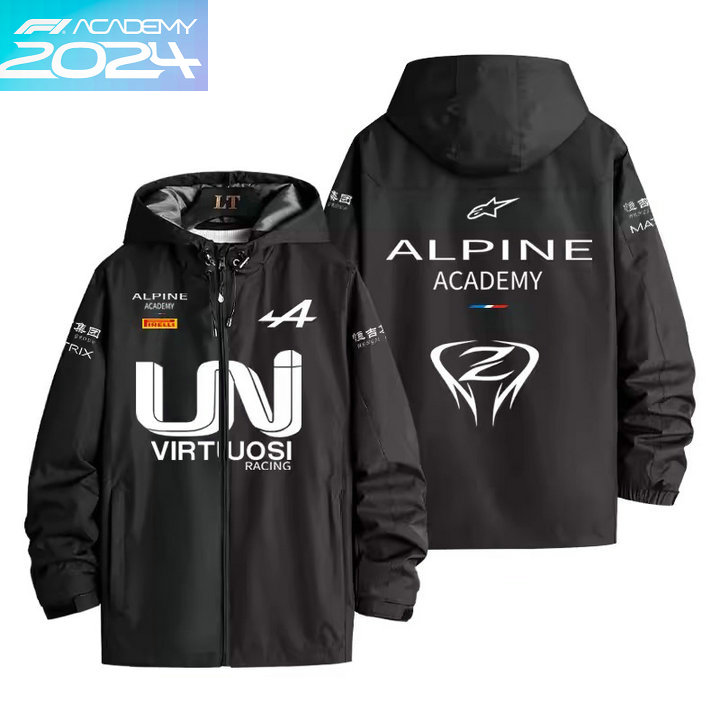 2024 Veste Alpine F1 Team Academy Coupe-vent Imperméable Homme